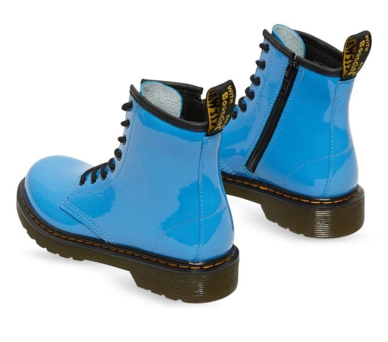 Dr.martens Botas Juniors 1460 Boot Mid Blue Charol Lamper