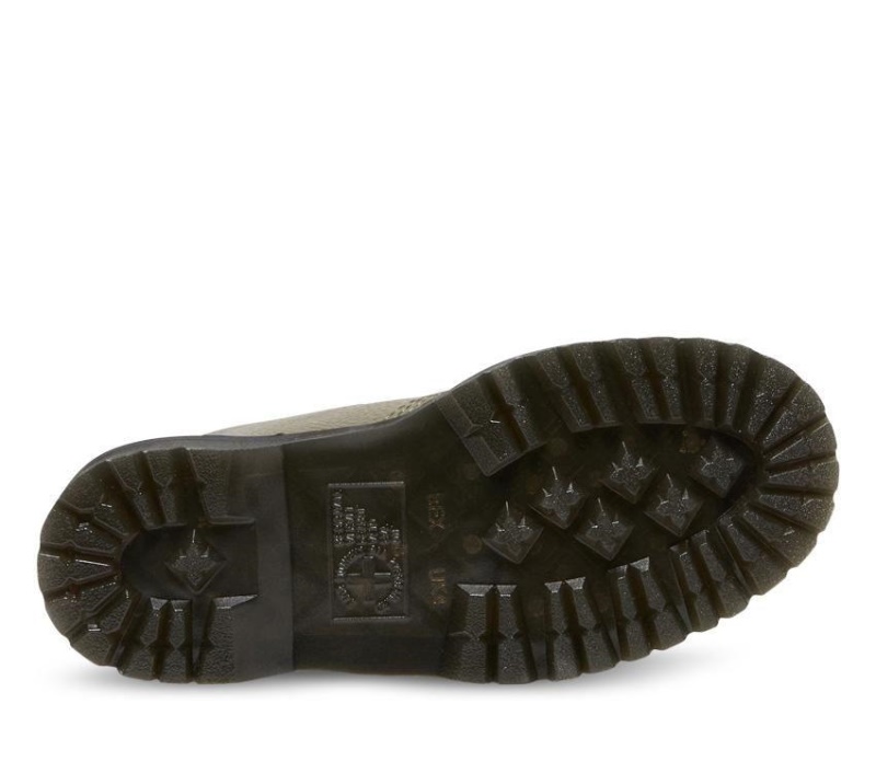 Dr.martens Botas Verde Caqui Napa Fresada Flor De Devon 2 Correas