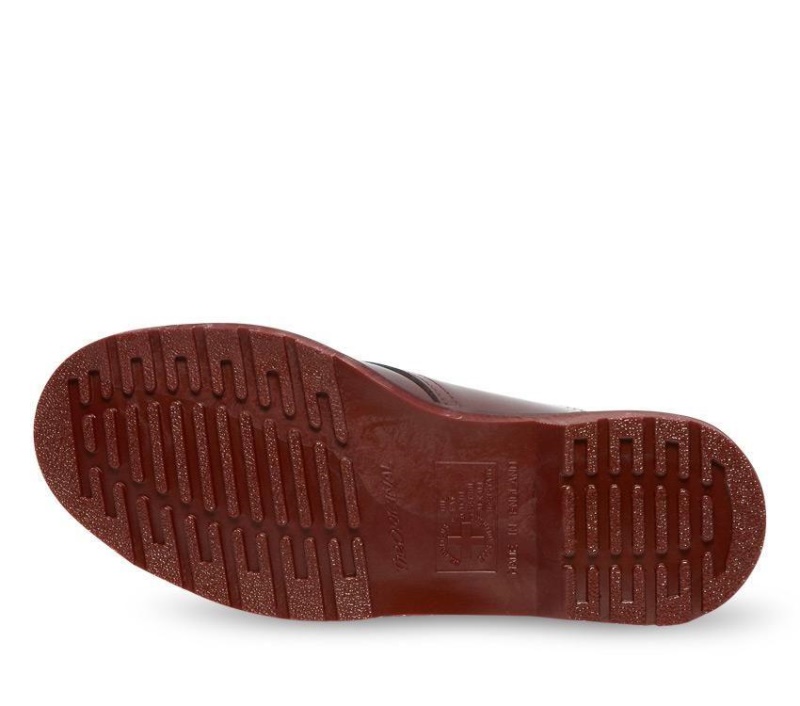 Botas Dr.Martens Oxblood Patent Lamps 1461 Mono Patent Oxford