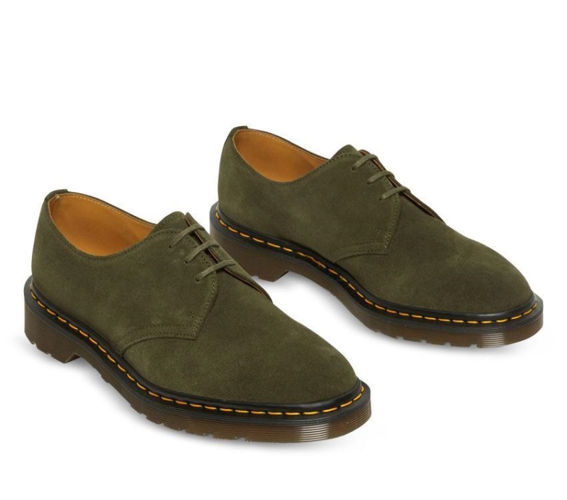 Ante Verde Bosque Hecho En Inglaterra 1461 Nubuck Dr.martens Botas