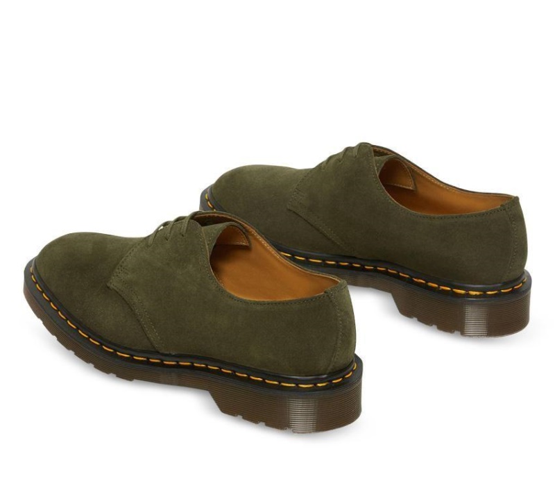 Ante Verde Bosque Hecho En Inglaterra 1461 Nubuck Dr.martens Botas