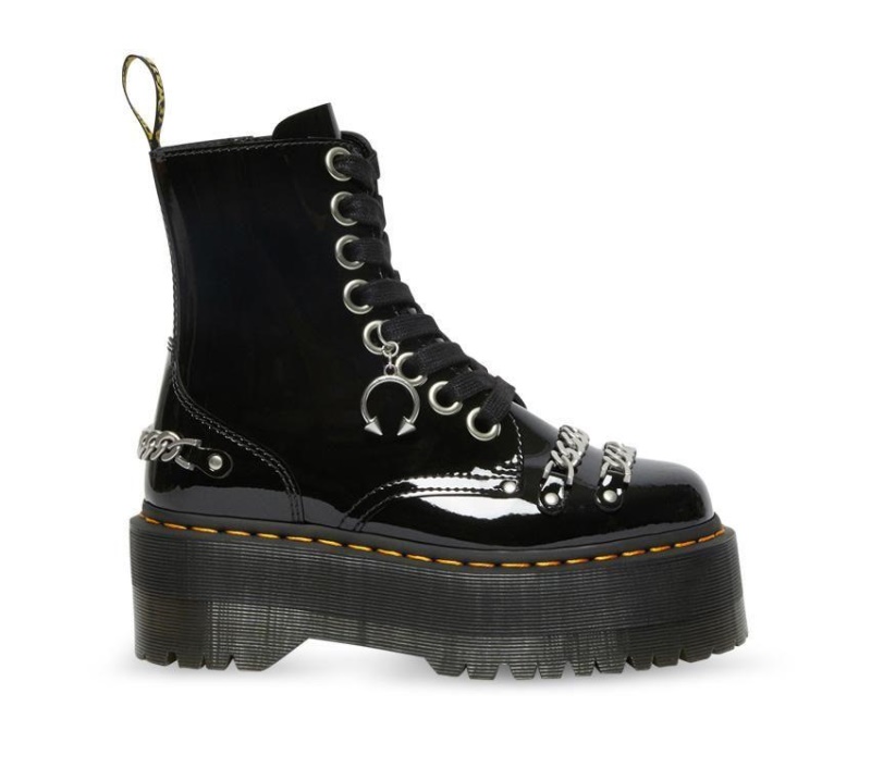 Jadon Max Cadena Dr.martens Botas Negro