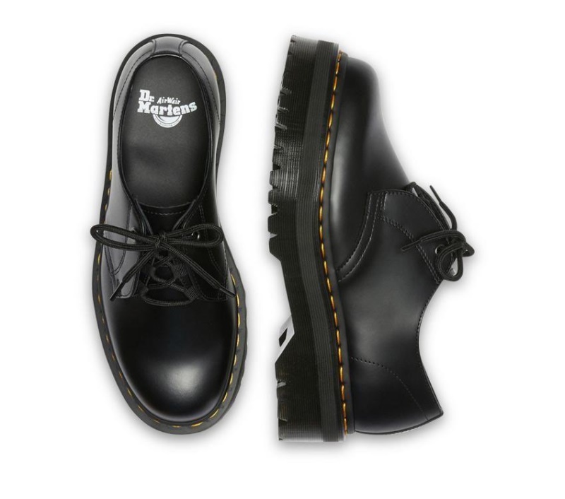Jarrick Lo Smooth Black Smooth Dr.martens Botas