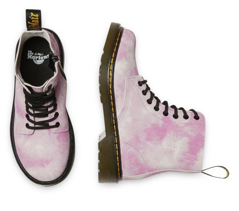Juniors 1460 Pascal Tie Dye Rosa Tie Dye K Dr.martens Botas