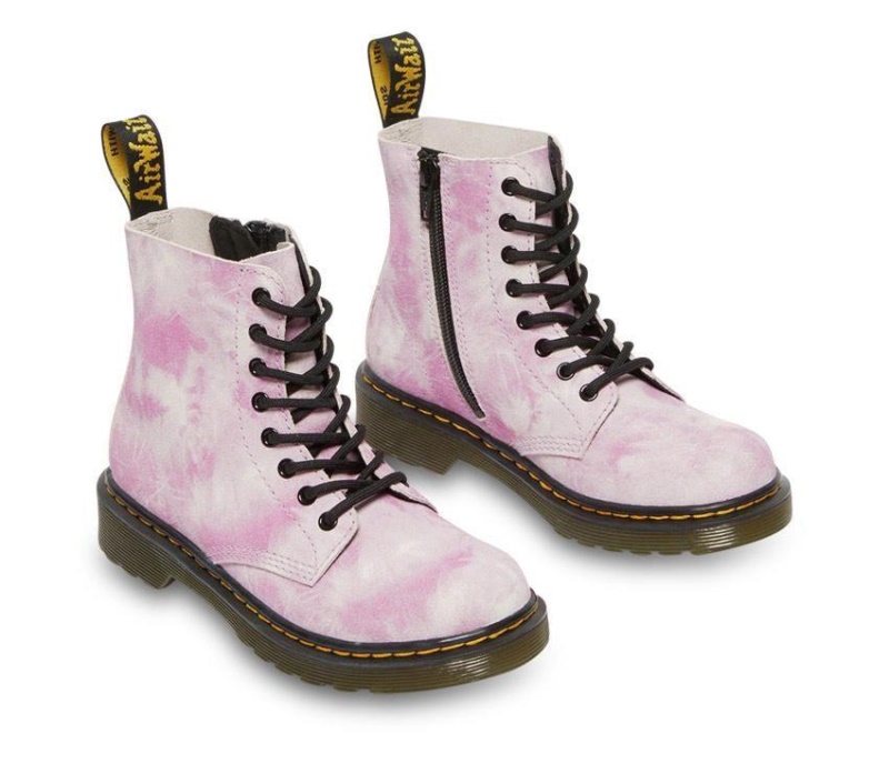 Juniors 1460 Pascal Tie Dye Rosa Tie Dye K Dr.martens Botas