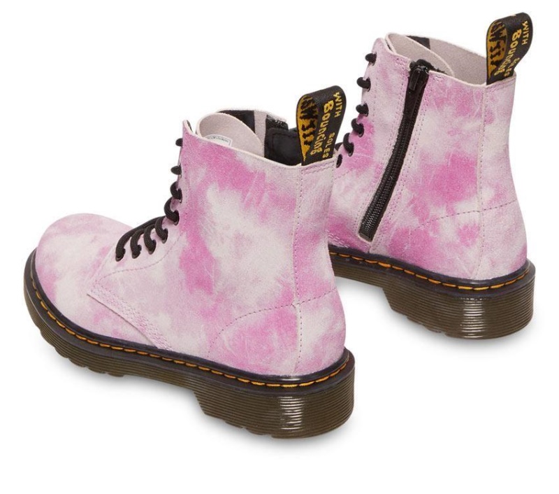 Juniors 1460 Pascal Tie Dye Rosa Tie Dye K Dr.martens Botas