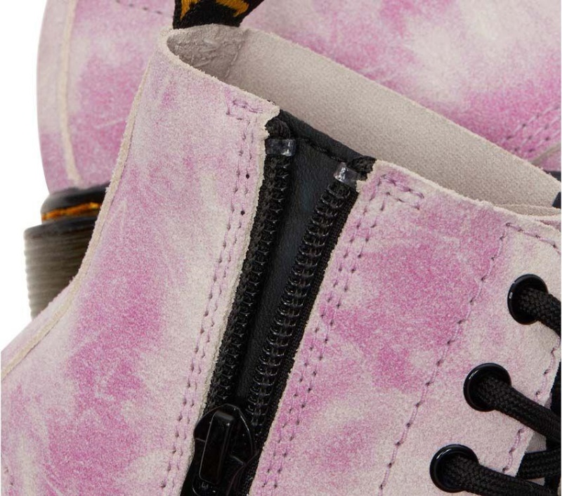 Juniors 1460 Pascal Tie Dye Rosa Tie Dye K Dr.martens Botas