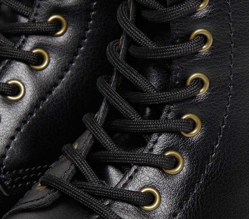 Juniors 1460 Vegan Dr.martens Botas Negro Newbury Tumble