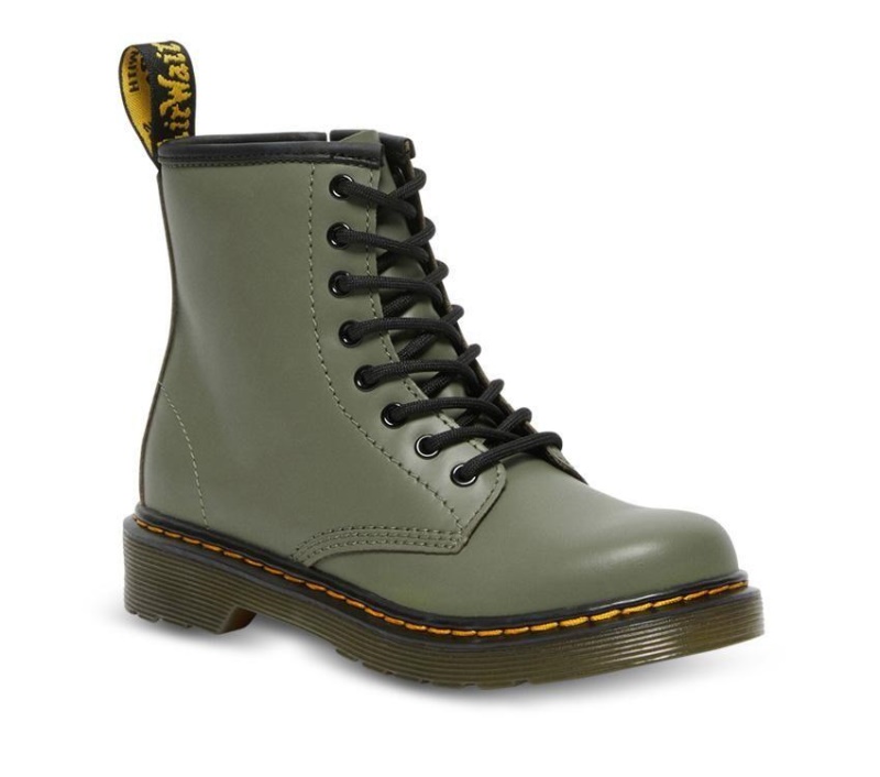 Verde Caqui Romario Juniors 1460 Smooth Botas Dr.Martens