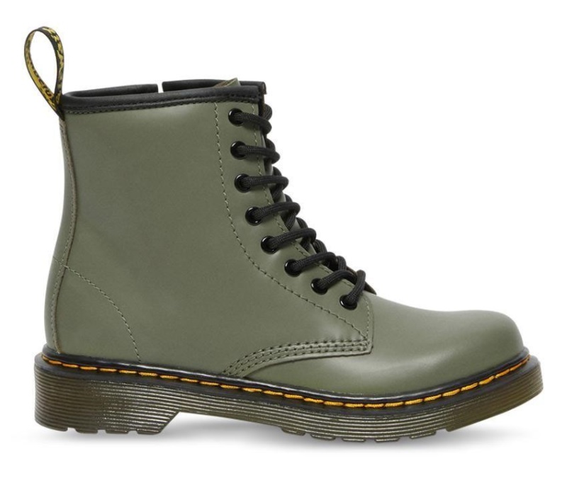 Verde Caqui Romario Juniors 1460 Smooth Botas Dr.Martens
