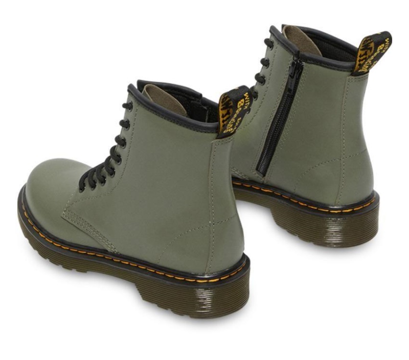 Verde Caqui Romario Juniors 1460 Smooth Botas Dr.Martens