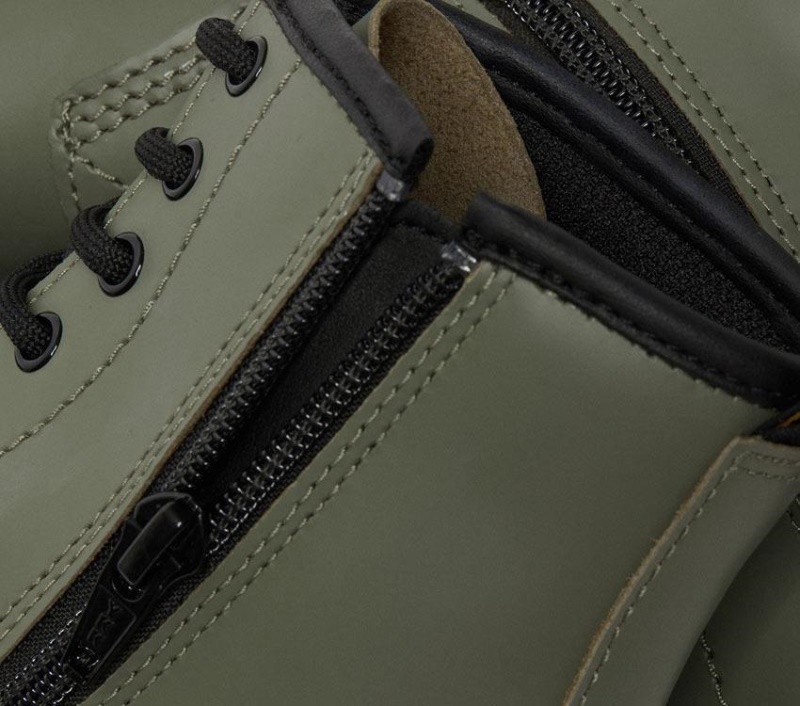 Verde Caqui Romario Juniors 1460 Smooth Botas Dr.Martens