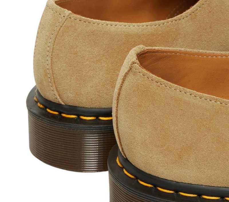 Hecho En Inglaterra 1461 Nubuck Dr.martens Botas Almond Beige Buck Suede