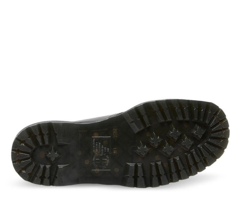 Old Oxblood Dr.martens Botas 1461 Quad Pulido Liso