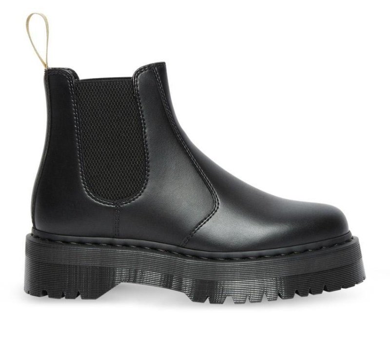 Vegan 2976 Quad Chelsea Dr.martens Botas Negro Felix Frotar