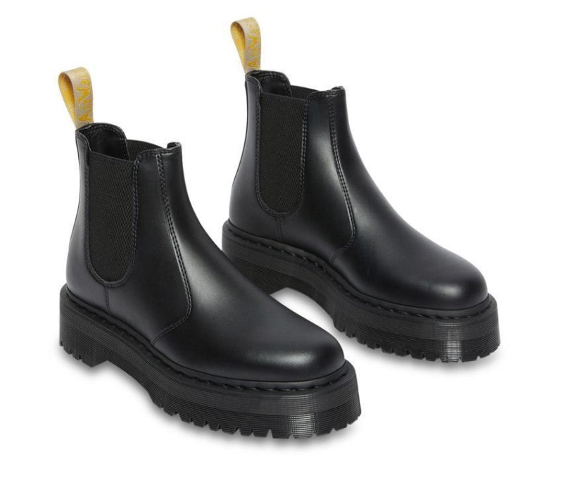 Vegan 2976 Quad Chelsea Dr.martens Botas Negro Felix Frotar