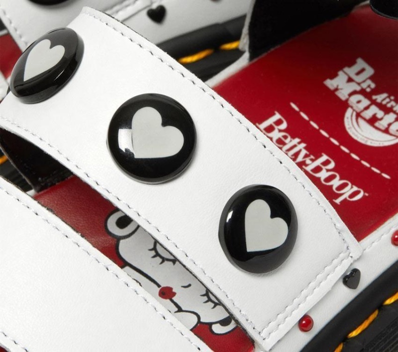 Blanco Betty Boop Clarissa Ii Quad Sandal Dr.martens Botas