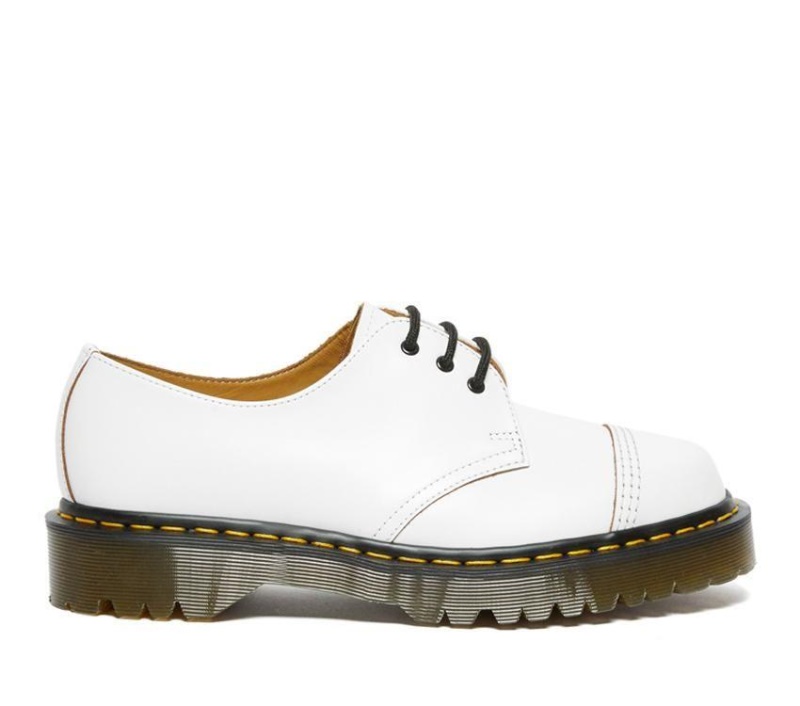 Blanco Dr.martens Botas 1461 Puntera Bex
