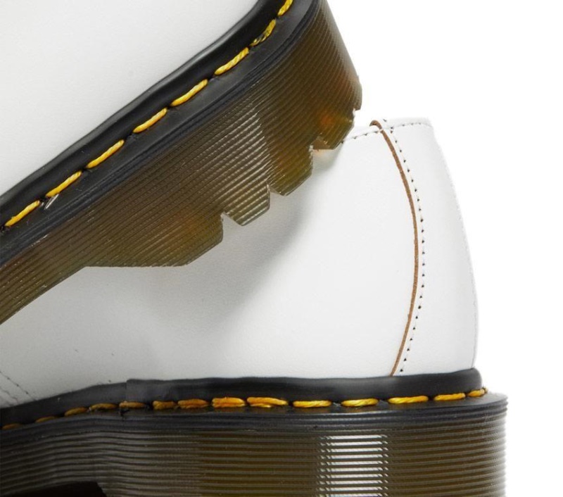 Blanco Dr.martens Botas 1461 Puntera Bex