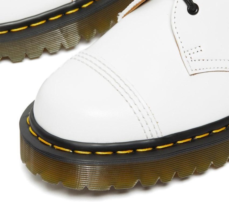Blanco Dr.martens Botas 1461 Puntera Bex