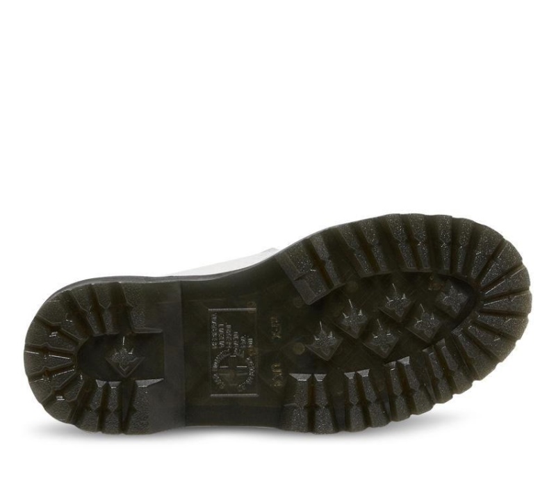 Botas Dr.martens De Napa Fresada Blanca Flor Devon 2 Correas