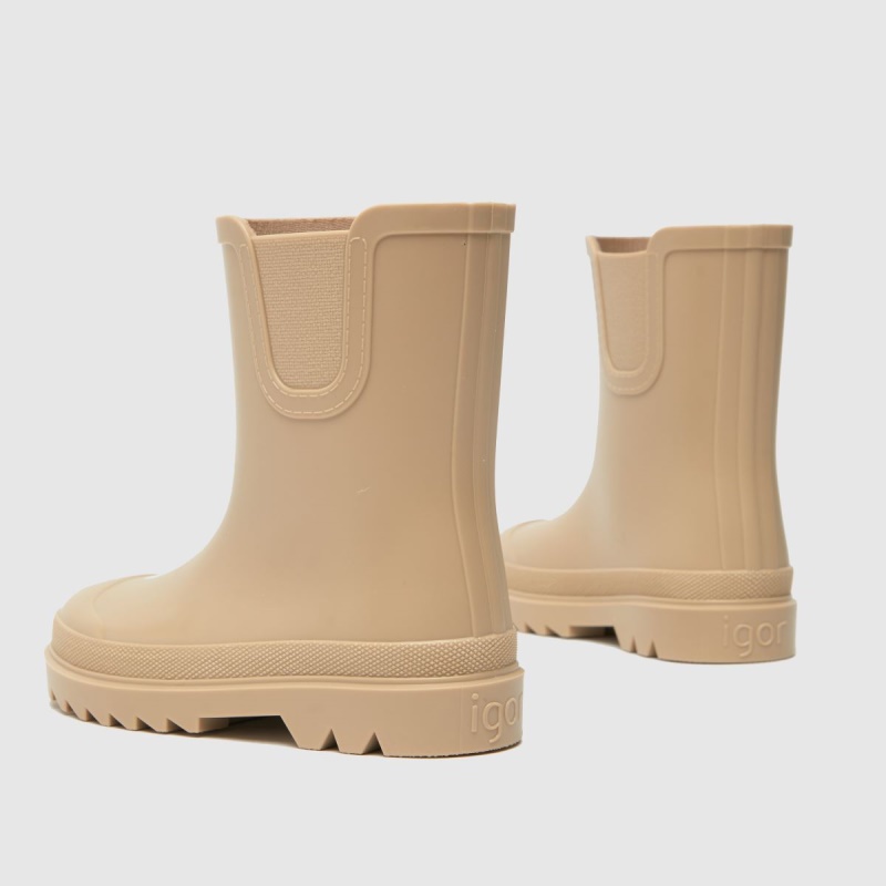 Igor Tokio Botas De Agua Para Niños Dr.martens Botas Beige