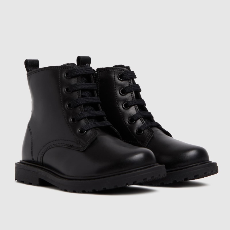 Botas De Cuero Para Niños Creator De Schuh Dr. Martens Botas Negras