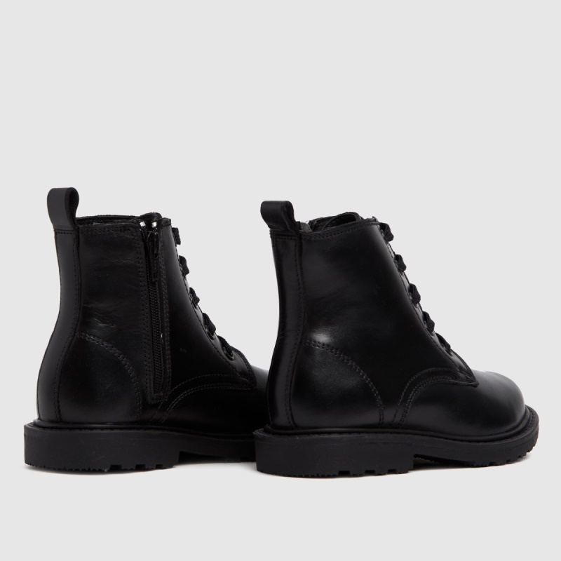 Botas De Cuero Para Niños Creator De Schuh Dr. Martens Botas Negras