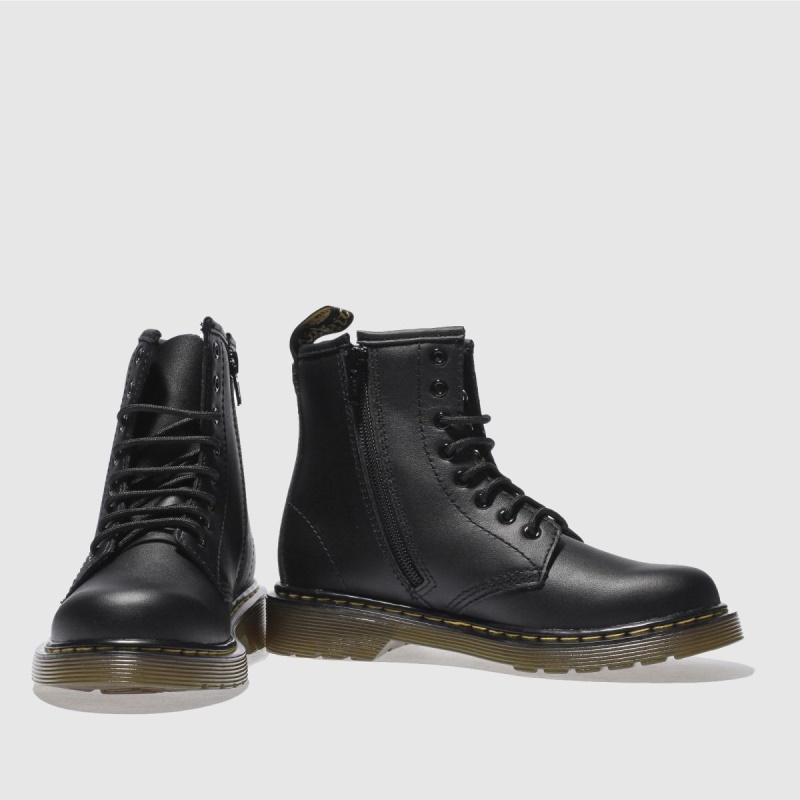 Negro Dr.martens Botas Dr Martens 1460 Júnior Botas