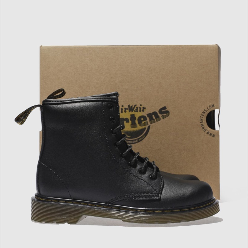 Negro Dr.martens Botas Dr Martens 1460 Júnior Botas