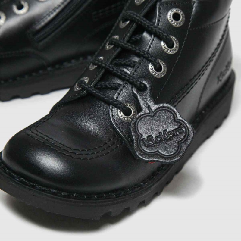 Dr.martens Botas Negro Kickers Hi Zip Júnior Botas