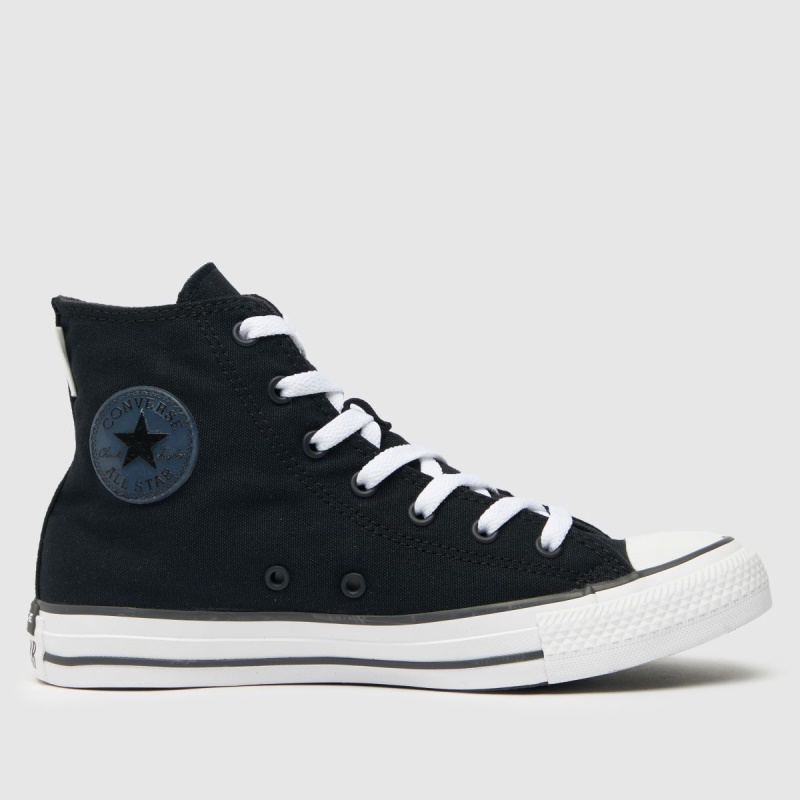 Dr.martens Botas Negro Converse All Star Hi Translucent Patch Zapatillas De Deporte Para Jóvenes