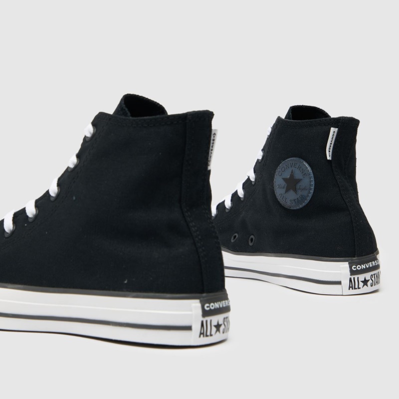 Dr.martens Botas Negro Converse All Star Hi Translucent Patch Zapatillas De Deporte Para Jóvenes