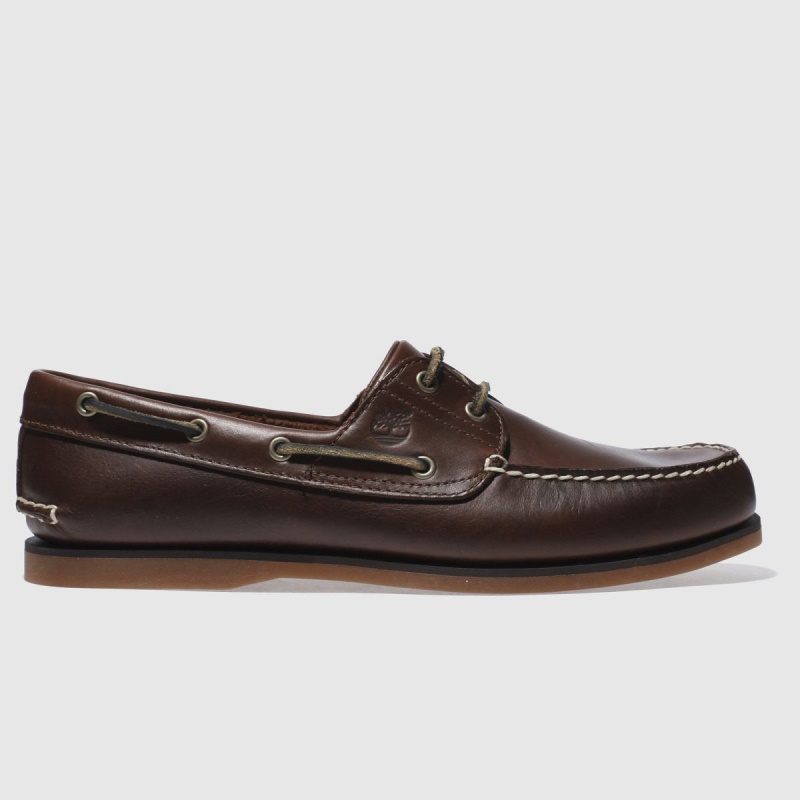 Timberland Classic 2 Ojo Zapatos De Barco Dr.martens Botas Marrón