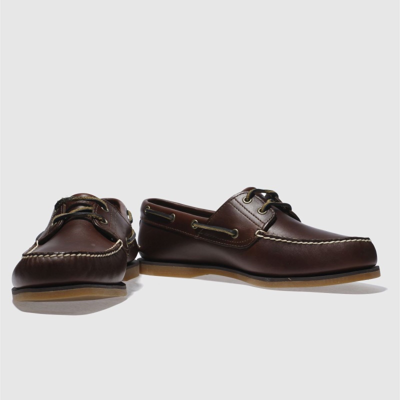 Timberland Classic 2 Ojo Zapatos De Barco Dr.martens Botas Marrón