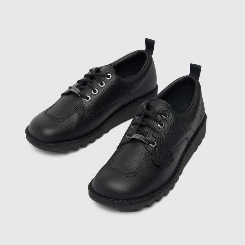 Dr.martens Botas Negras Kickers Kick Lo Tumble Zapatos