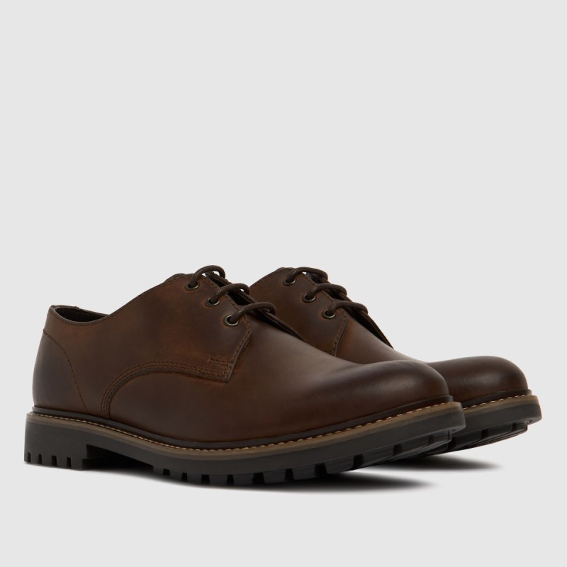 Zapatos Derby De Cuero Marrón Schuh Pax Dr.martens Botas