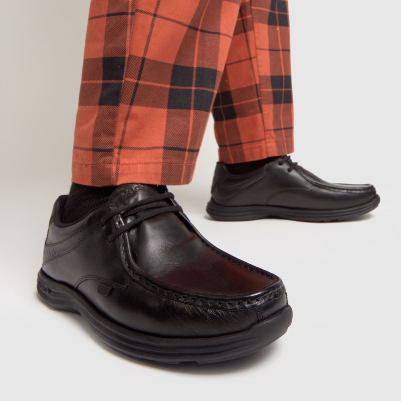 Kickers Kick Reasan Encaje Zapatos Negro Dr.martens Botas