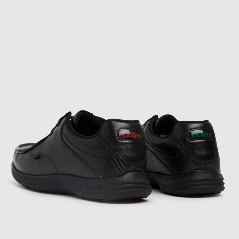 Kickers Kick Reasan Encaje Zapatos Negro Dr.martens Botas