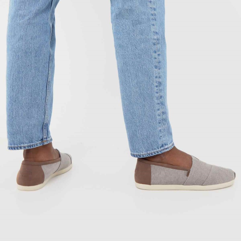 Gris Toms Alpargata Zapatos Veganos Dr.martens Botas