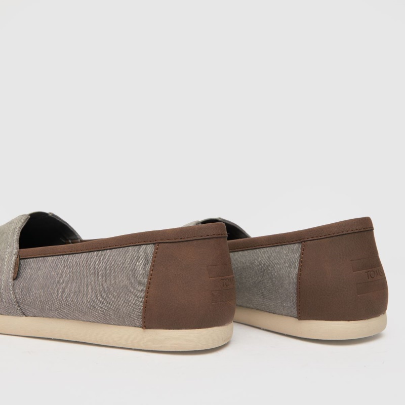 Gris Toms Alpargata Zapatos Veganos Dr.martens Botas