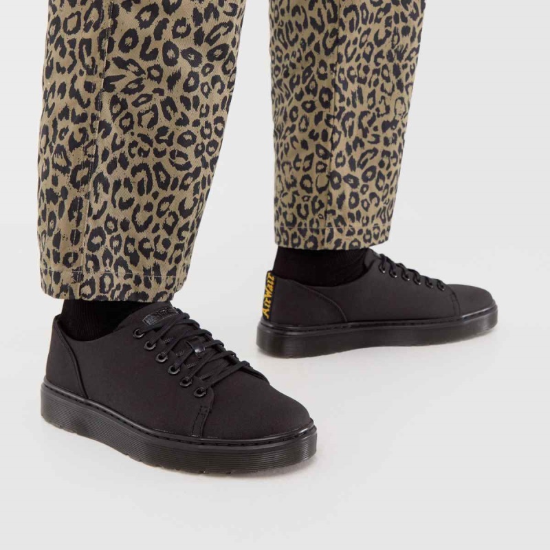 Negro Dr Martens Dante Zapatos De Lona Dr.martens Botas