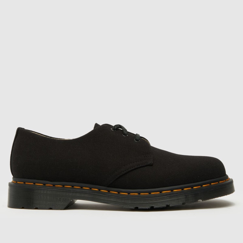 Negro Dr.martens Botas Dr Martens 1461 Zapatos De 3 Ojos