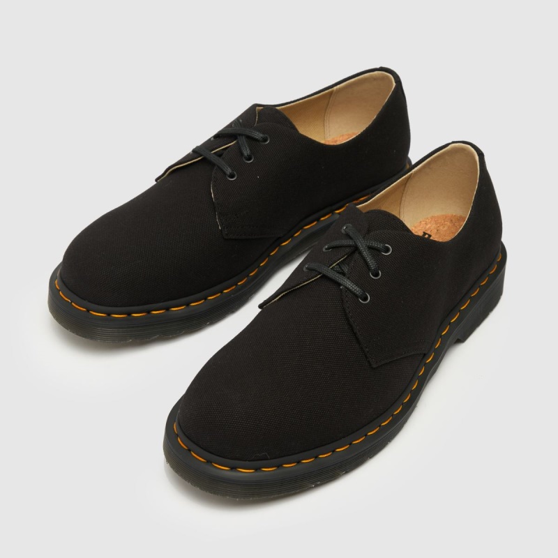 Negro Dr.martens Botas Dr Martens 1461 Zapatos De 3 Ojos