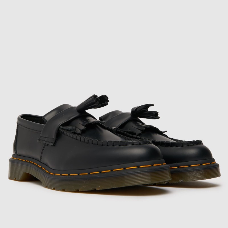 Negro Dr.martens Botas Dr Martens Adrian Mocasines Zapatos
