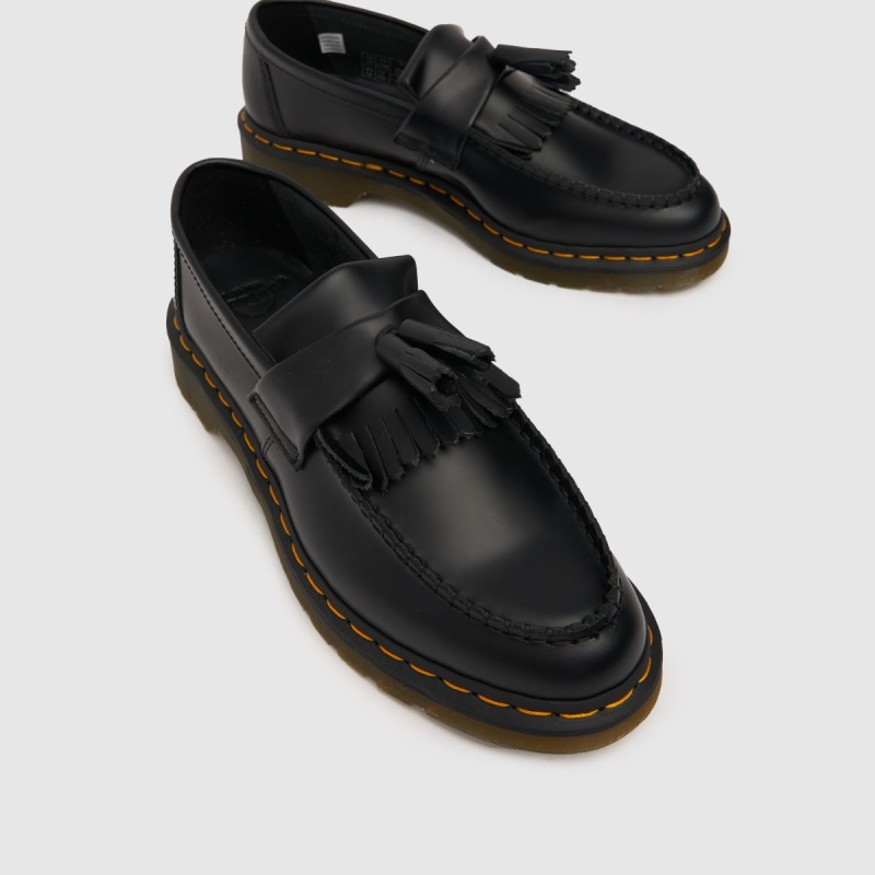 Negro Dr.martens Botas Dr Martens Adrian Mocasines Zapatos