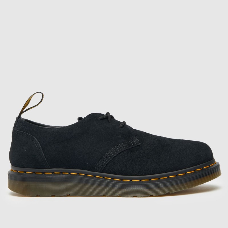 Dr Martens Berman Lo Zapatos Dr.martens Botas Negro