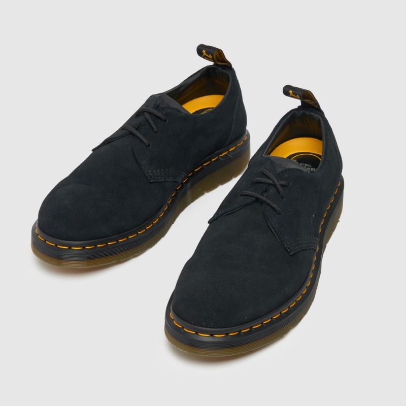 Dr Martens Berman Lo Zapatos Dr.martens Botas Negro