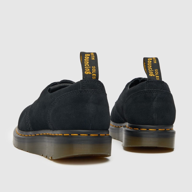 Dr Martens Berman Lo Zapatos Dr.martens Botas Negro