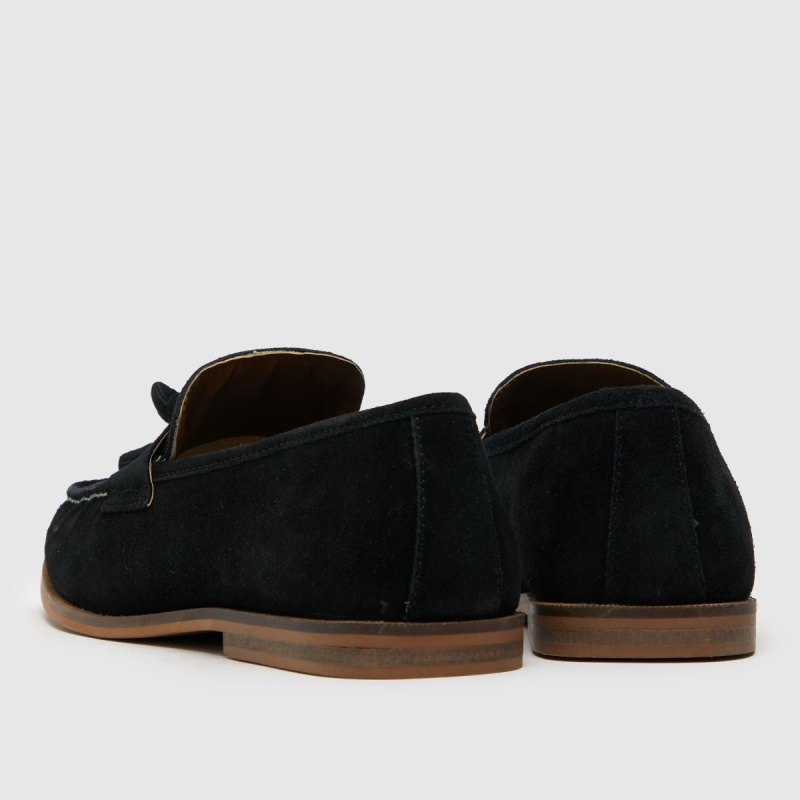 Dr.martens Botas Schuh Rich Zapatos Mocasines Con Punta Cuadrada Negro